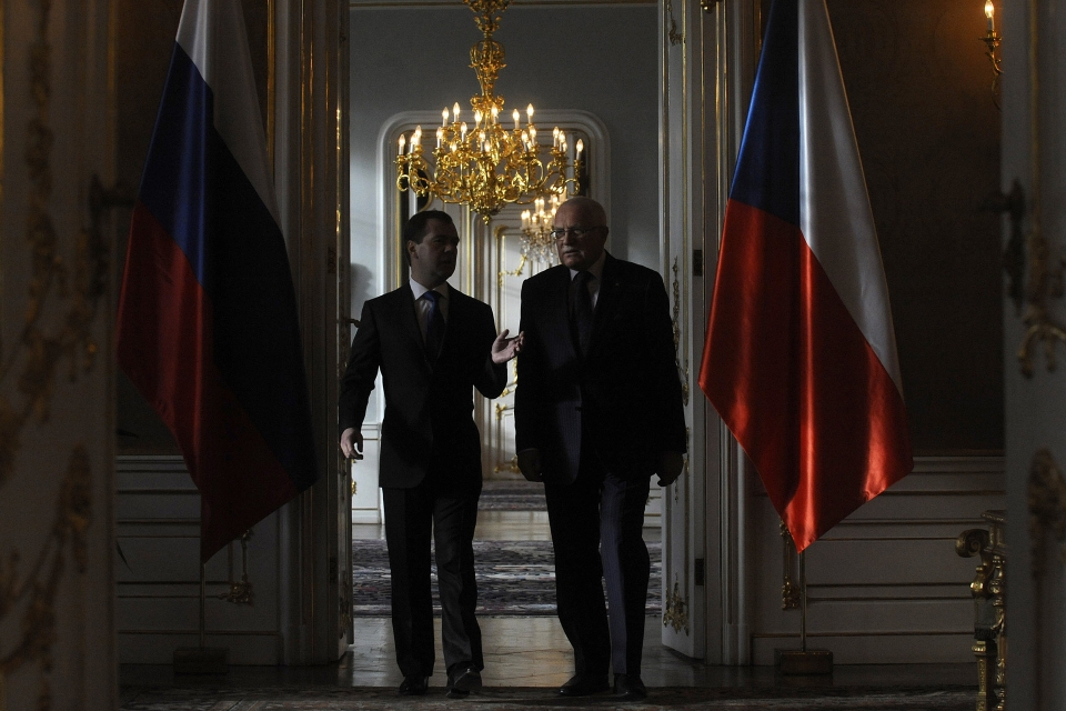 CZECH PRESIDENT VACLAV KLAUS