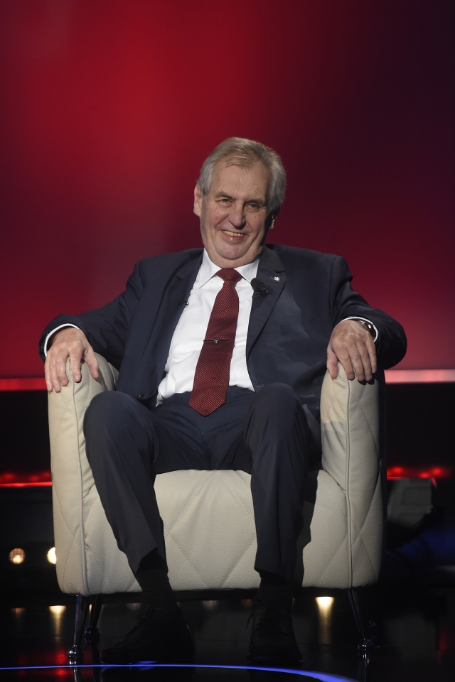 CZECH PRESIDENT MILOS ZEMAN