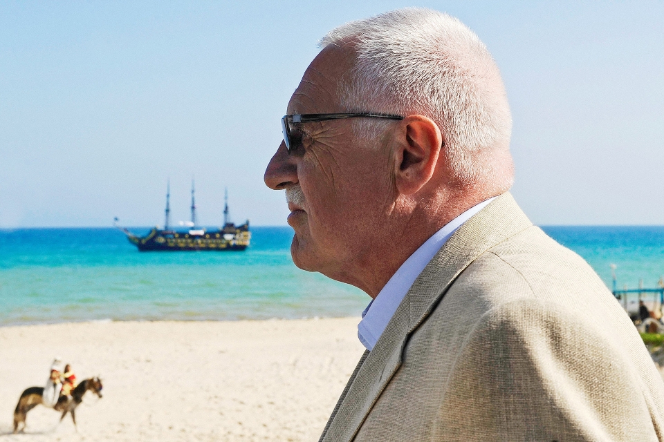 CZECH PRESIDENT VACLAV KLAUS