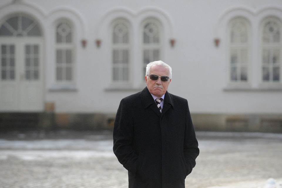 CZECH PRESIDENT VACLAV KLAUS