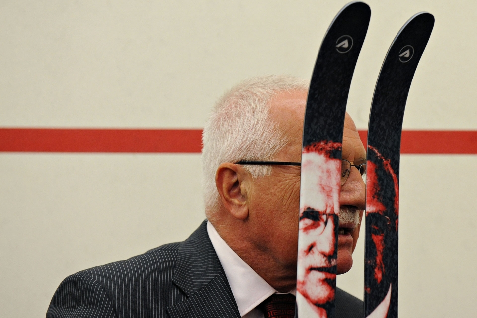 CZECH PRESIDENT VACLAV KLAUS